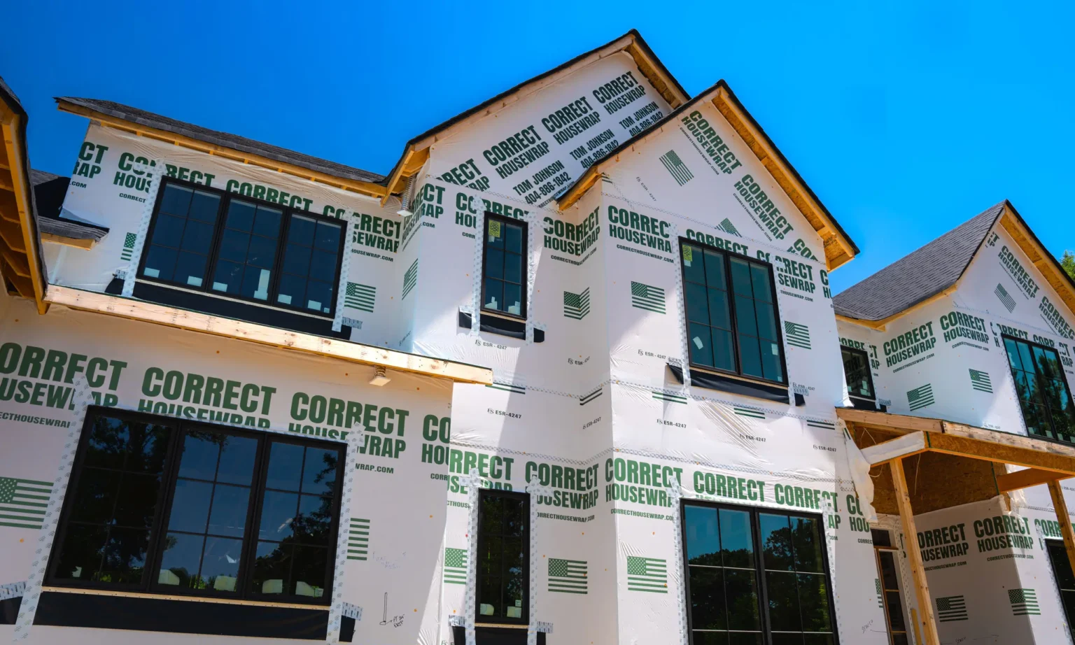 exterior of Lummus home construction